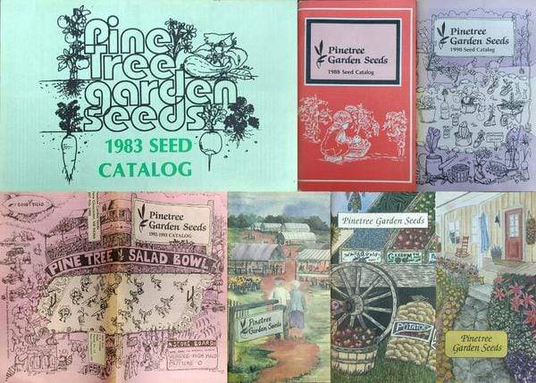 Garden catalog retro historic covers.