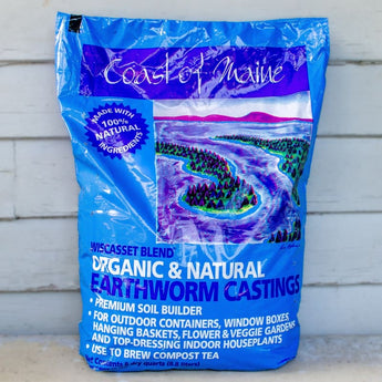 Coast of Maine Wiscasset Blend Earthworm Castings (8 QT) - Garden Supplies