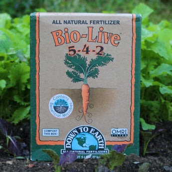 Bio-Live all natural organic fertilizer.