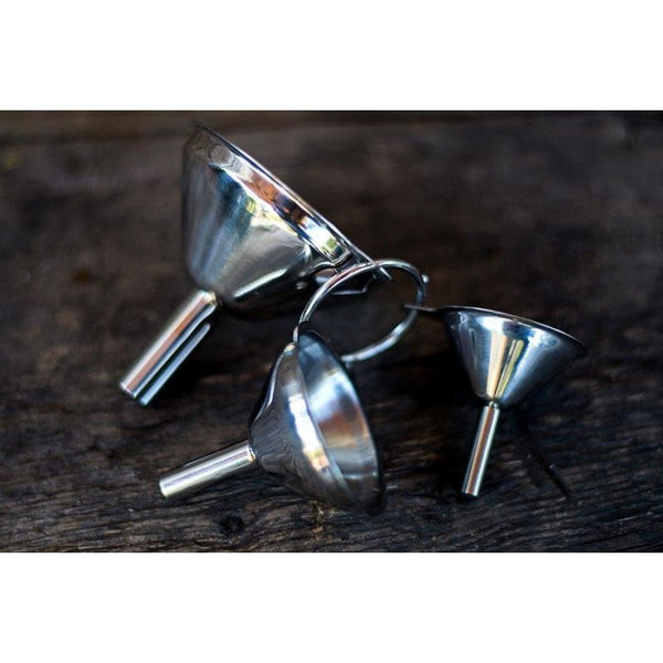 Stainless Steel Funnels, 3 Piece Set