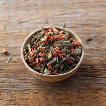 Strawberry Green Tea (Organic) 3 oz. - Spices & Teas